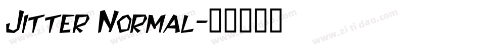 Jitter Normal字体转换
